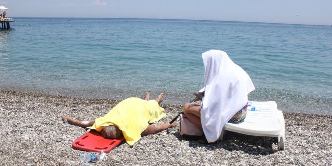 Ölüm Ukraynalı Kamyon Şoförünü Denizde Yakaladı