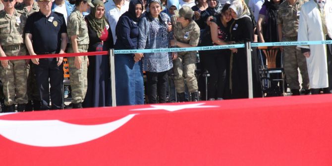 Elazığ Şehidi Çetin İçin Tören Düzenlendi