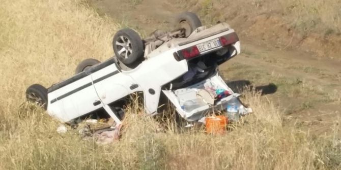 Otomobil Takla Attı: 6 Yaralı