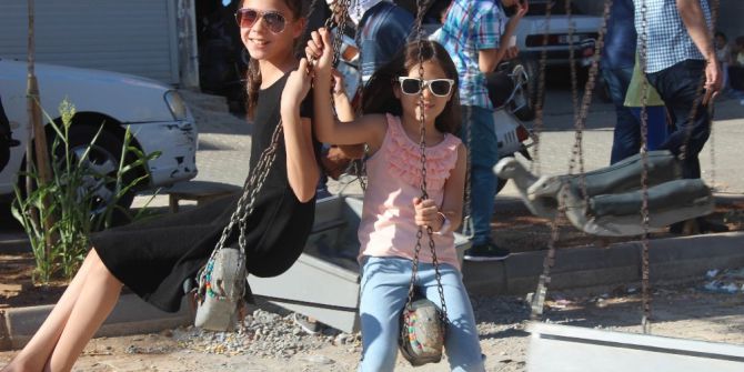 Kilis’te Türk Ve Suriyeli Çocuklar Birlikte Eğleniyor