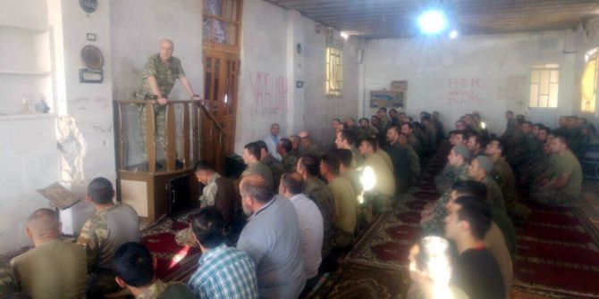 Korgeneral Zekai Aksakallı El Bab’ta