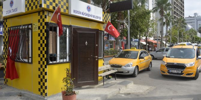 Mersin’de Taksi Durakları Yenileniyor