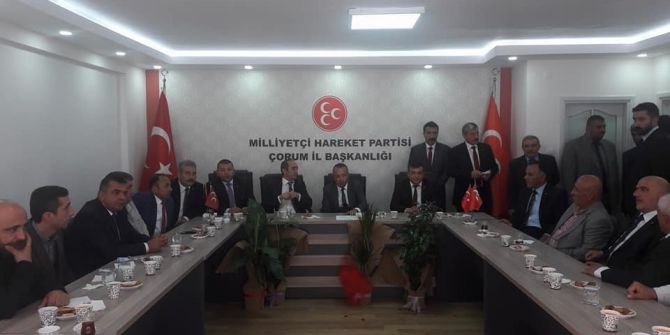 Mhp’de Çorum Teşkilatlarında Bayramlaşma Programı