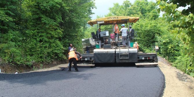 Sakarya’da Asfalt Çalışmaları Sürüyor