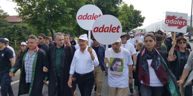 Düzce Barosu Avukatları Da Adalet Yürüyüşü’nde