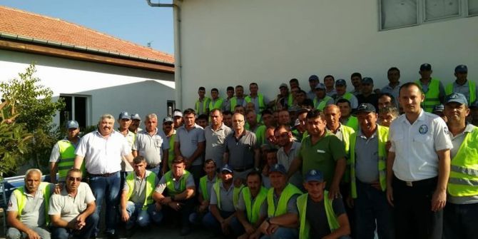 Başkan Kayda, İşçilerle Bayramlaştı