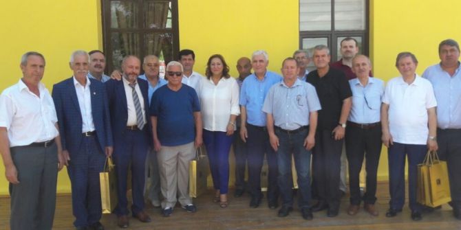 Gegeoğlu, Muhtarlarla Bayramlaştı