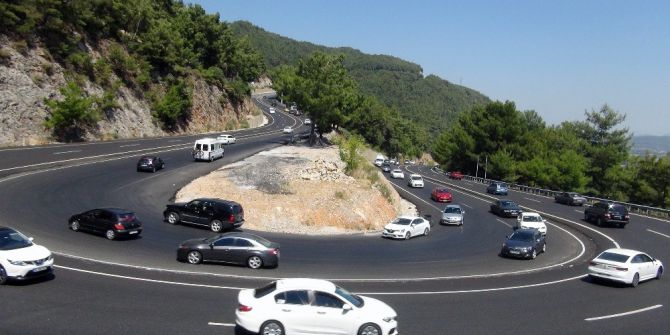 Bayram Dönüşü Muğla’da Trafik Yoğunluğu