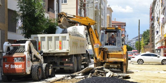 Tepebaşı Fen İşleri Hız Kesmiyor