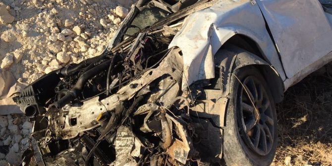 Şarampole Yuvarlanan Otomobilin Sürücüsü Yaralandı