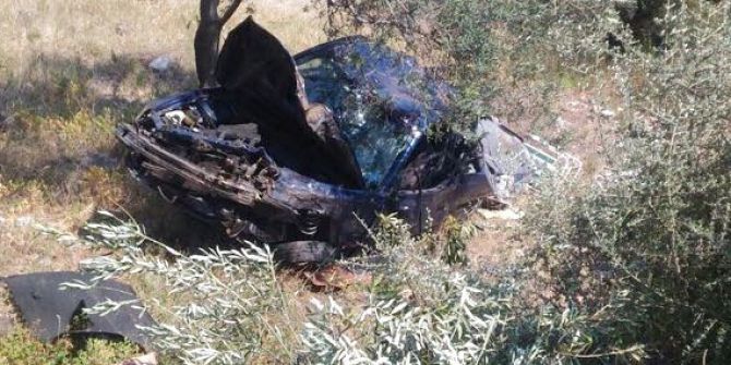 Zeytinliğe Uçan Otomobilde Yaşamını Yitirdi