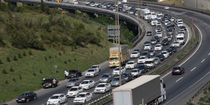 Tatilciler Dönüş Yolunda