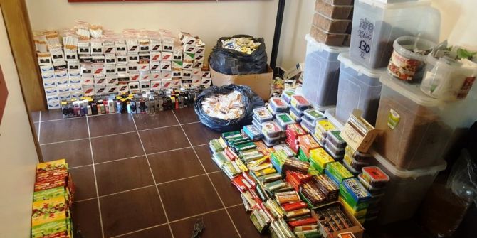 Ayvalık Ve Gömeç’te Kaçak Tütün Ve Sigara Operasyonu