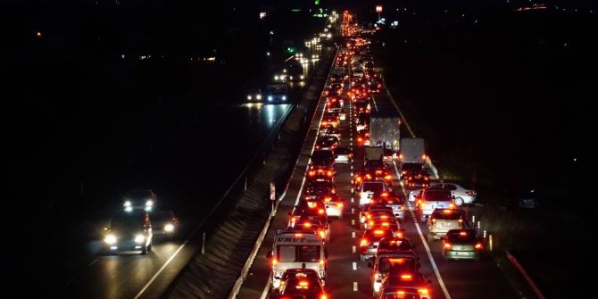 Tatil Dönüşü Tekirdağ’da 50 Kilometreyi Aşan Araç Kuyruğu Oluştu