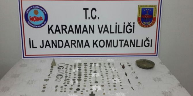 Otomobilin Bagajından Tarihi Eser Çıktı