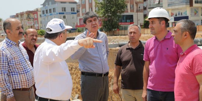 Düden Katlı Kavşak Çalışmaları Hızla İlerliyor