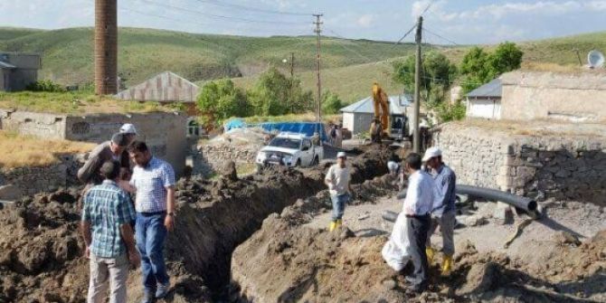 Tutak’ta Kanalizasyon Çalışmalarına Başlandı