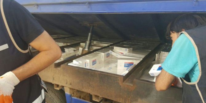 Mardin’de 20 Bin Paket Kaçak Sigara Ele Geçirildi