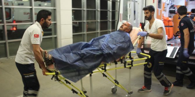 Tarla Sularken Yılan Soktu