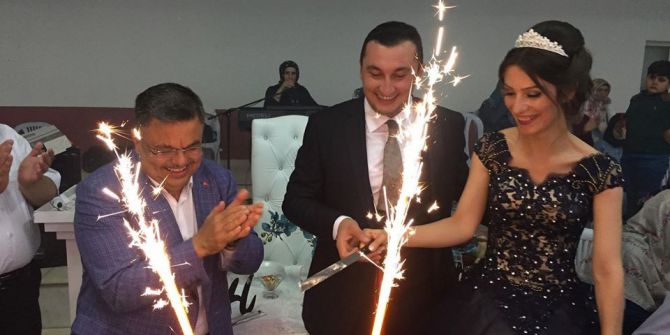 Başkan Yağcı, Genç Çiftin Mutluluğuna Ortak Oldu