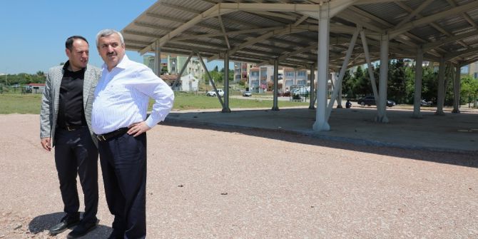 Başkan Baran Kapalı Pazar Yerini İnceledi