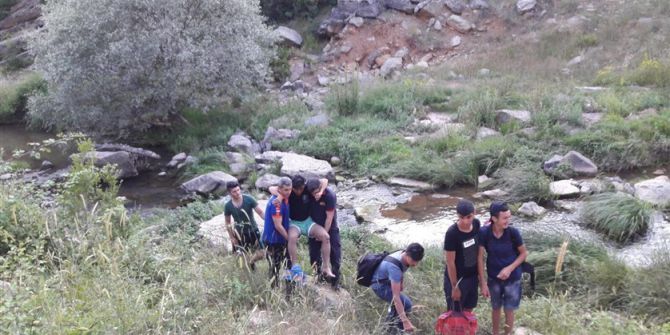 Şelaleden Düşerek Ayağını Kıran Genci Afad Kurtardı