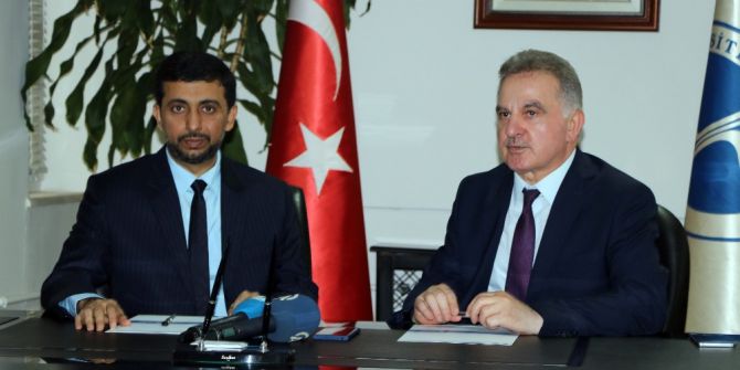 Katar Üniversitesi Rektörü Hassan Rashid Al-derham Saü’yi Ziyaret Etti