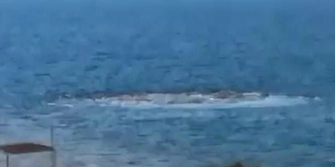 Denizde Korkutan Görüntü