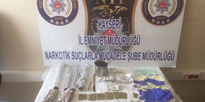 Kayseri’de Uyuşturucu Operasyonu: 2 Gözaltı