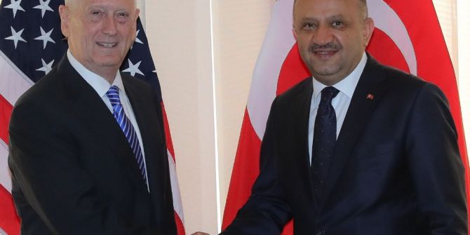 Milli Savunma Bakanı Işık, Abd’li Mevkidaşı Mattis İle Görüştü