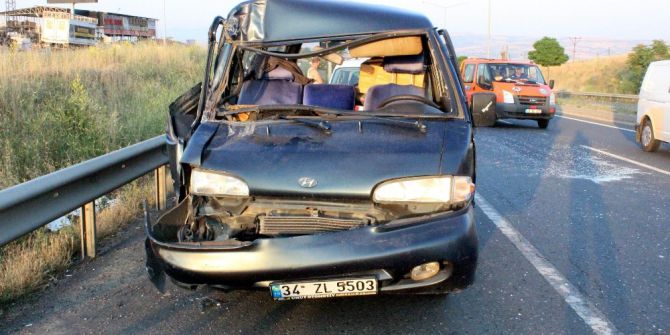 Tekirdağ’da Trafik Kazası: 3 Yaralı