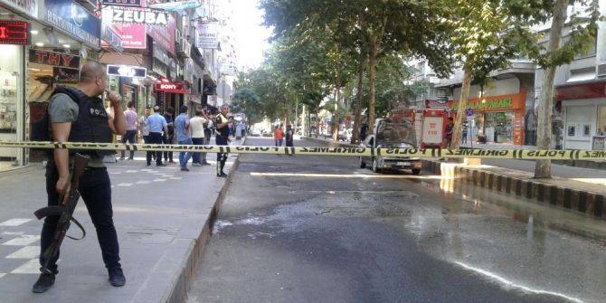 Diyarbakır’da Korkutan Yangın