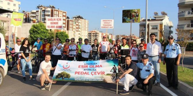 Uyuşturucuya Karşı Pedal Çevirdiler