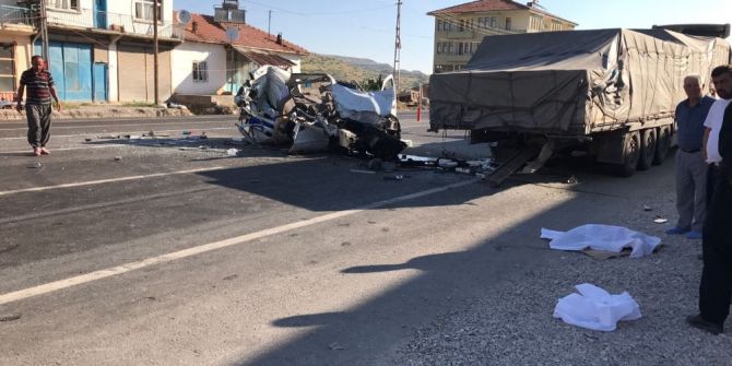 Akçadağ’da Feci Kaza