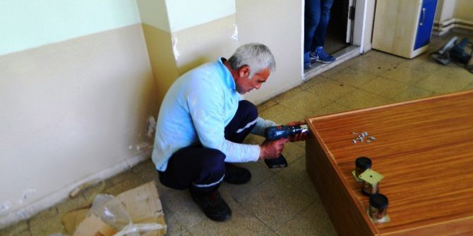 Okul Hizmet Masası Tatilde De Çalışıyor