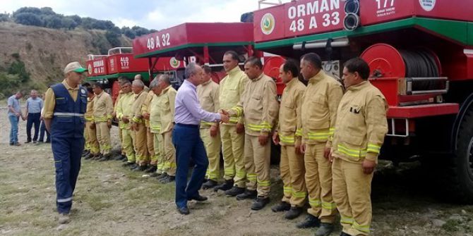 Nazilli’de Yangın Ekipleri 24 Saat Nöbette