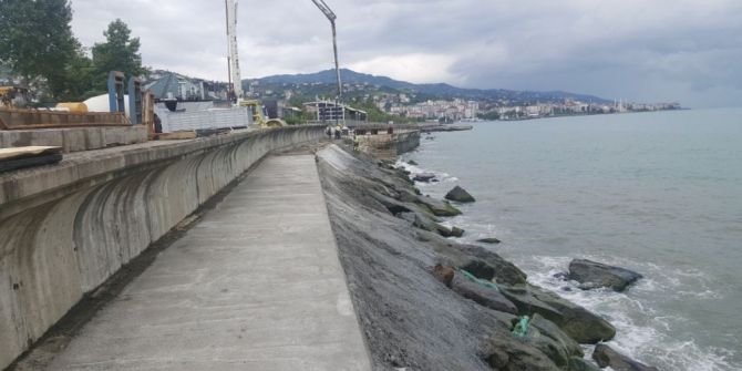 Akçaabat Sahil Şeridi Yeni Yürüyüş Yoluna Kavuşuyor