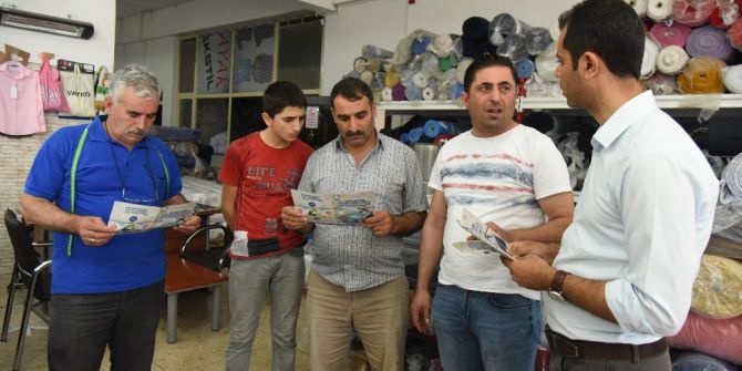 Şahinbey Belediyesi Tekstil Kent Esnafını Bilgilendirdi