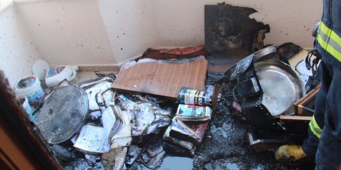 Van’da Korkutan Yangın