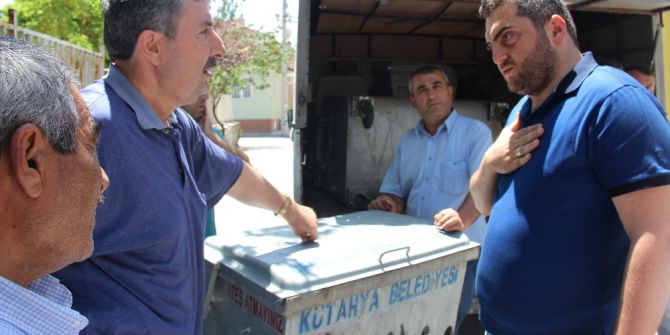 Kütahya’da ’Çöp Konteyneri’ Gerginliği