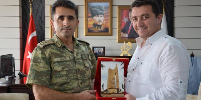 Binbaşı Alper Koç’tan Başkan Bakıcı’ya Veda Ziyareti