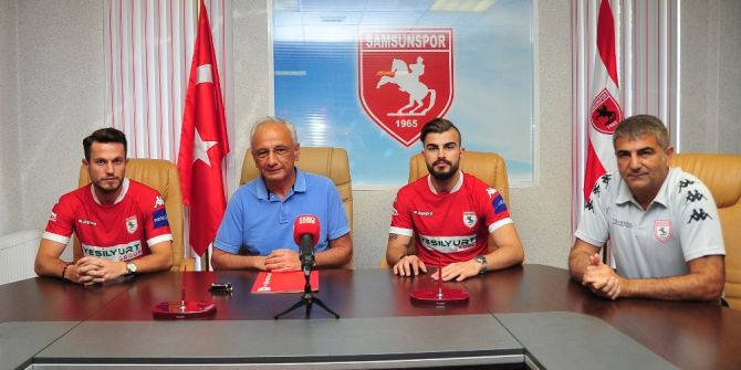 Samsunspor’da Çifte İmza