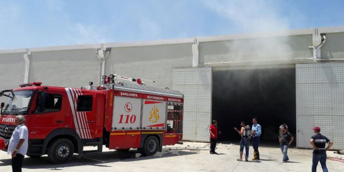 Çırçır Fabrikasında Yangın