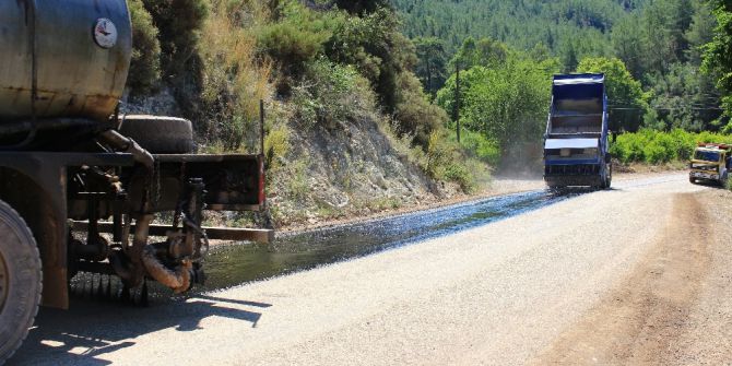 Karacaörende Asfaltlama Çalışması