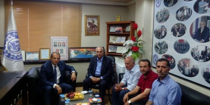 Van Valisi Taşyapan, Van Demirciler Tornacılar Tamirciler Esnaf Ve Sanatkârlar Odası’na Veda Ziyaretinde Bulundu