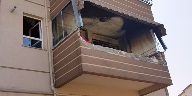 Doğalgazı Açtı, Ayrıldığı Eşinin Evini Havaya Uçurdu