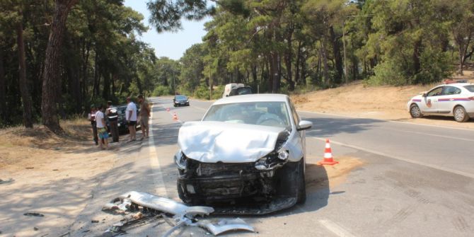 Manavgat’ta Trafik Kazası: 1 Yaralı