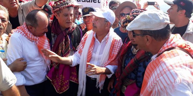 Adalet Yürüyüşüne Efeler Damga Vurdu