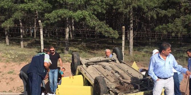 Eskişehir’de Trafik Kazası: 3 Yaralı