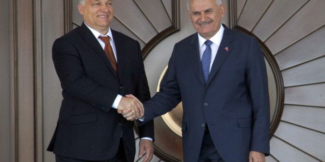 Başbakan Yıldırım, Macaristan Başbakanını Resmi Törenle Karşıladı